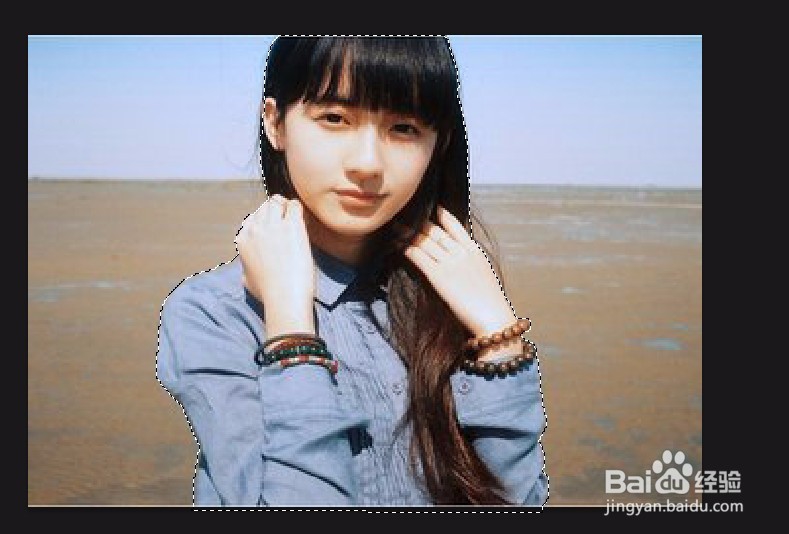 ps钢笔工具精确描边photoshop简单的人物抠图