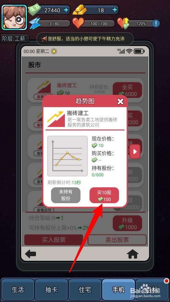 天选打工人股票赚钱技巧