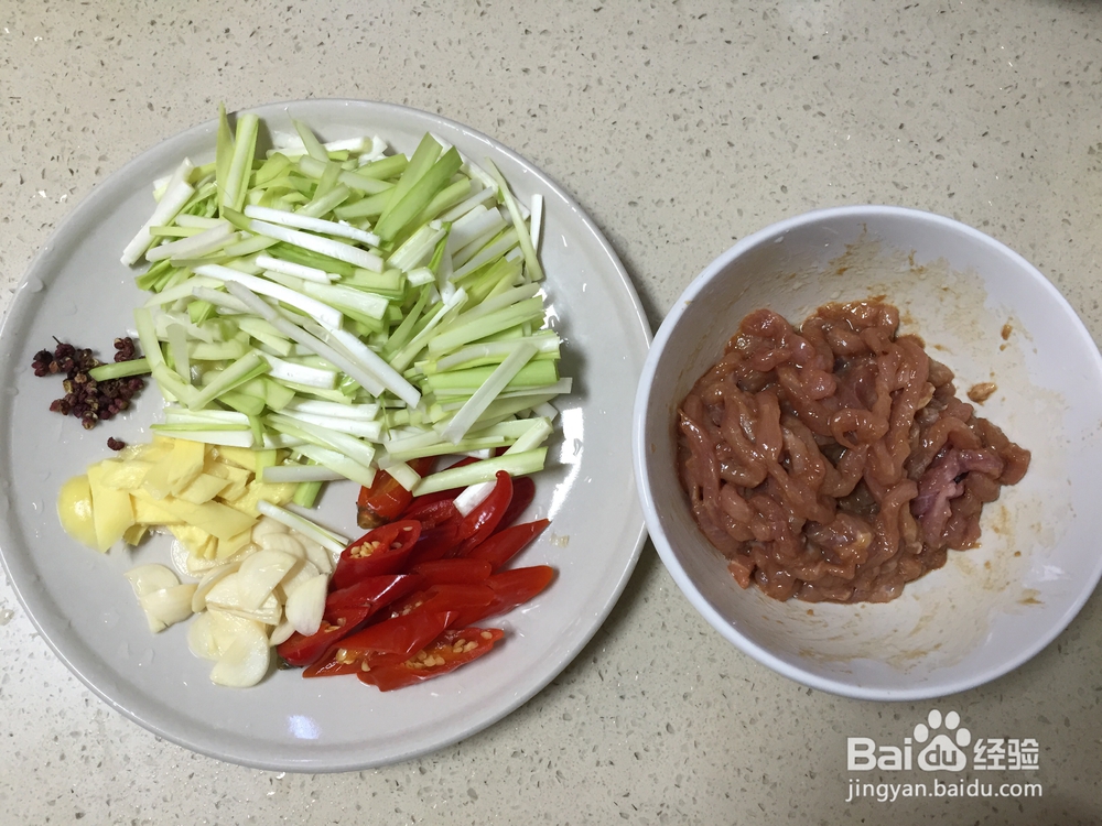 奶奶教你做韭黄肉丝