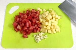 土豆番茄烩饭的做法