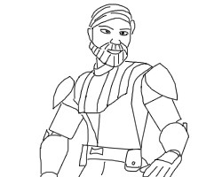 手工/爱好 > 书画/音乐星球大战克隆战争中的欧比旺·克诺比是一位