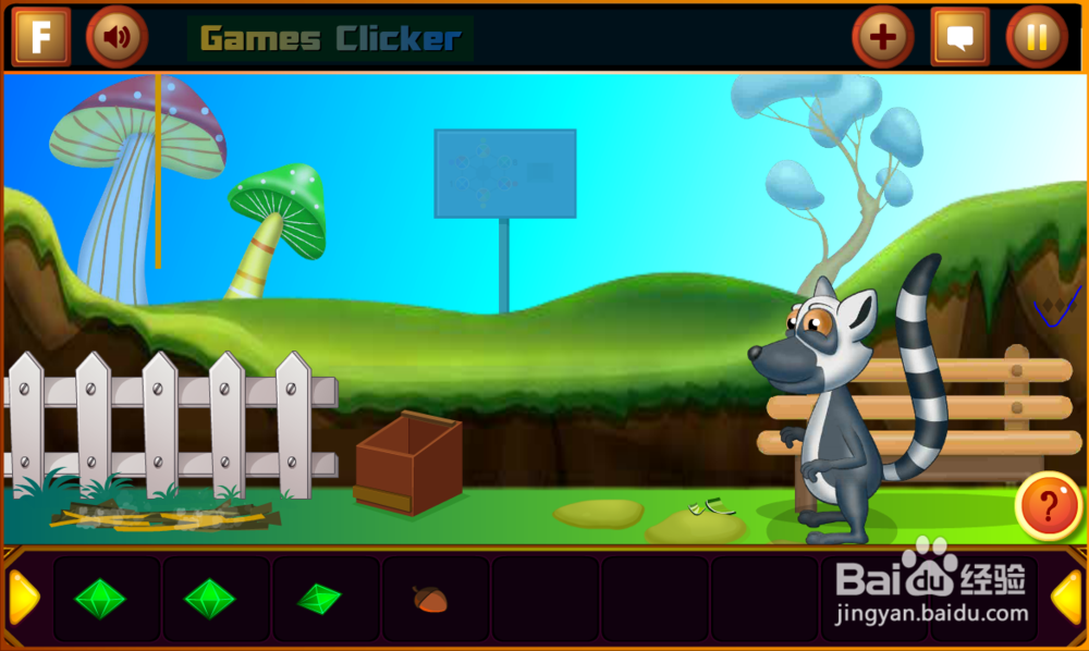 救援受困的小浣熊小游戏攻略之Level 2