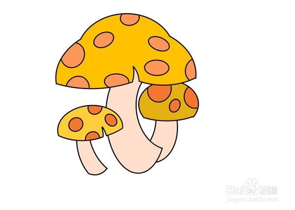 蘑菇的简笔画
