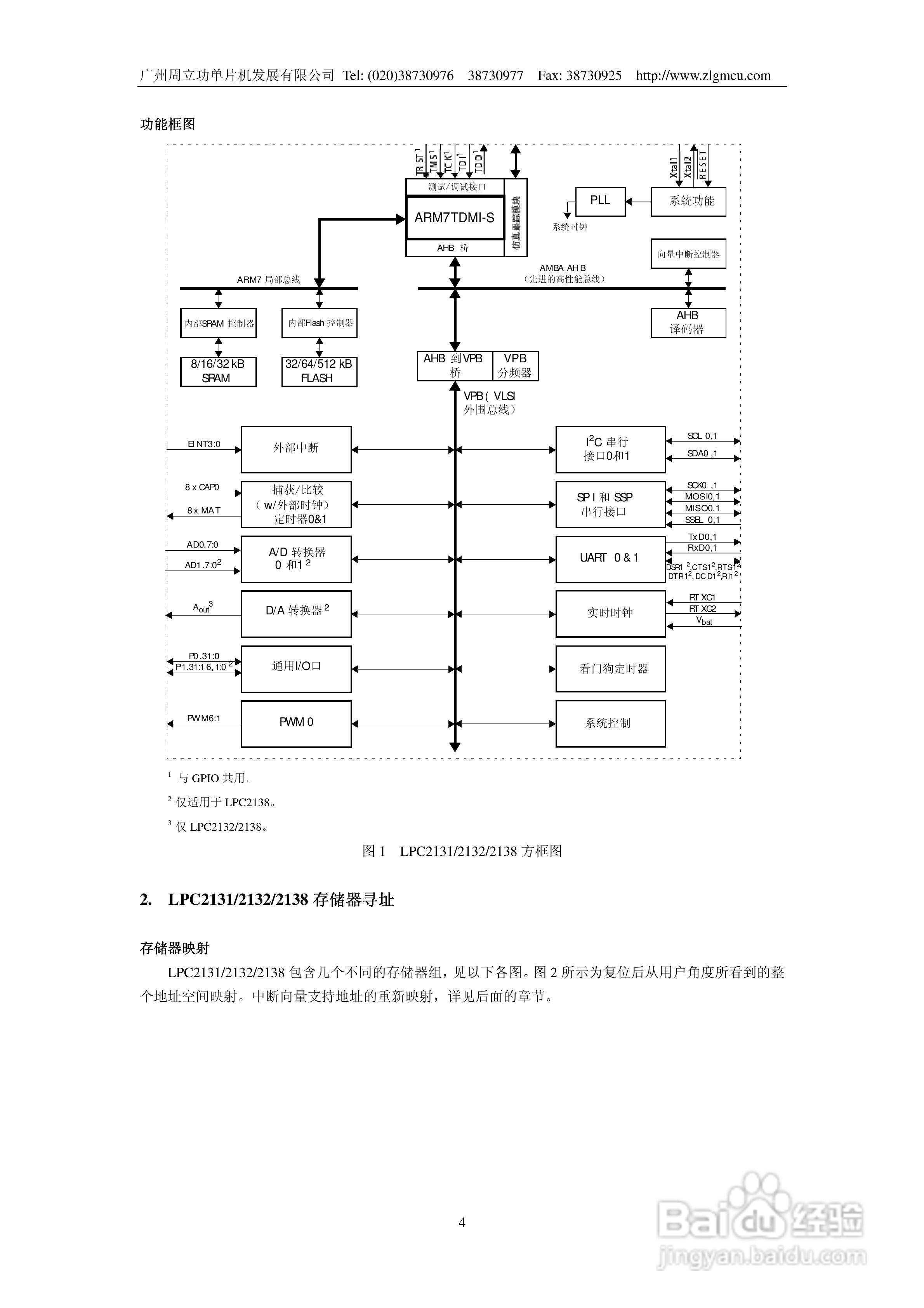 周立功LPC2131/2132/2138微控制器使用说明书:[1]