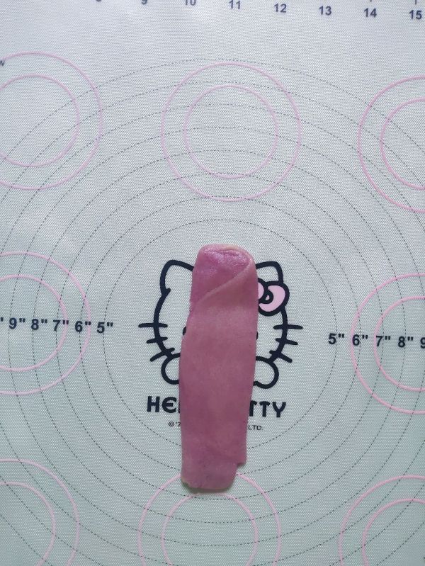 紫薯花朵豆沙酥饼