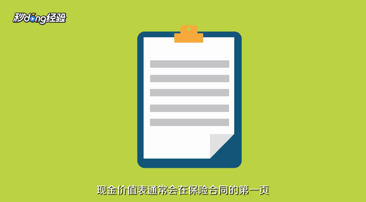 退保怎么看现金价值表