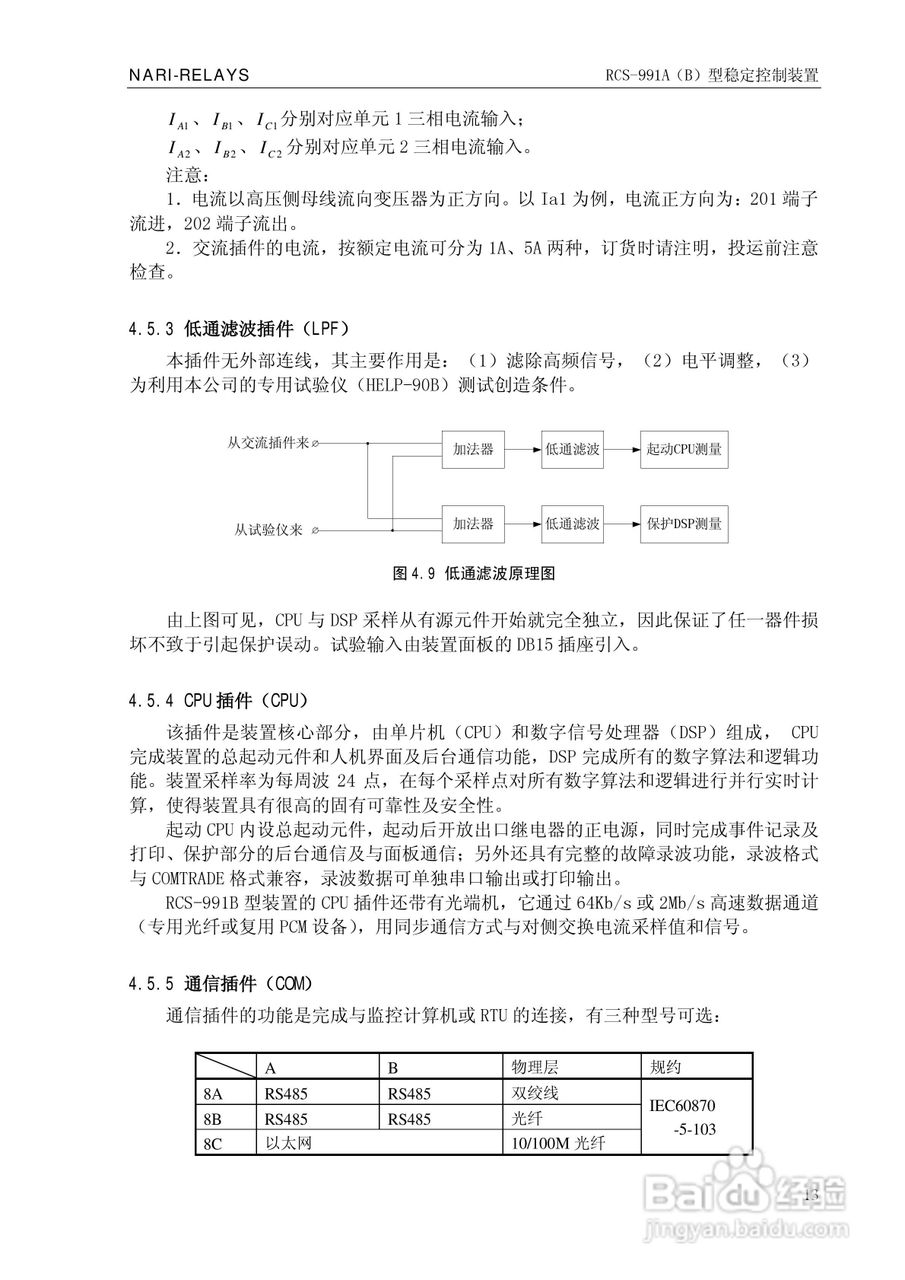 南瑞继保RCS-991型稳定控制装置使用说明书:[2]