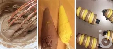 栗蓉双色墨西哥卷