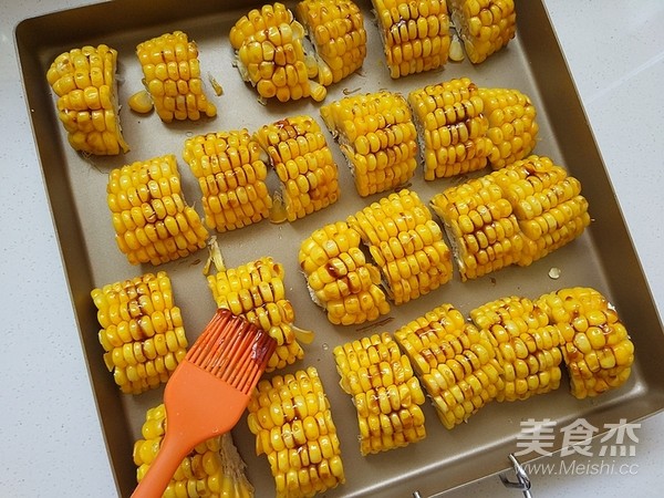 香烤嫩玉米的做法