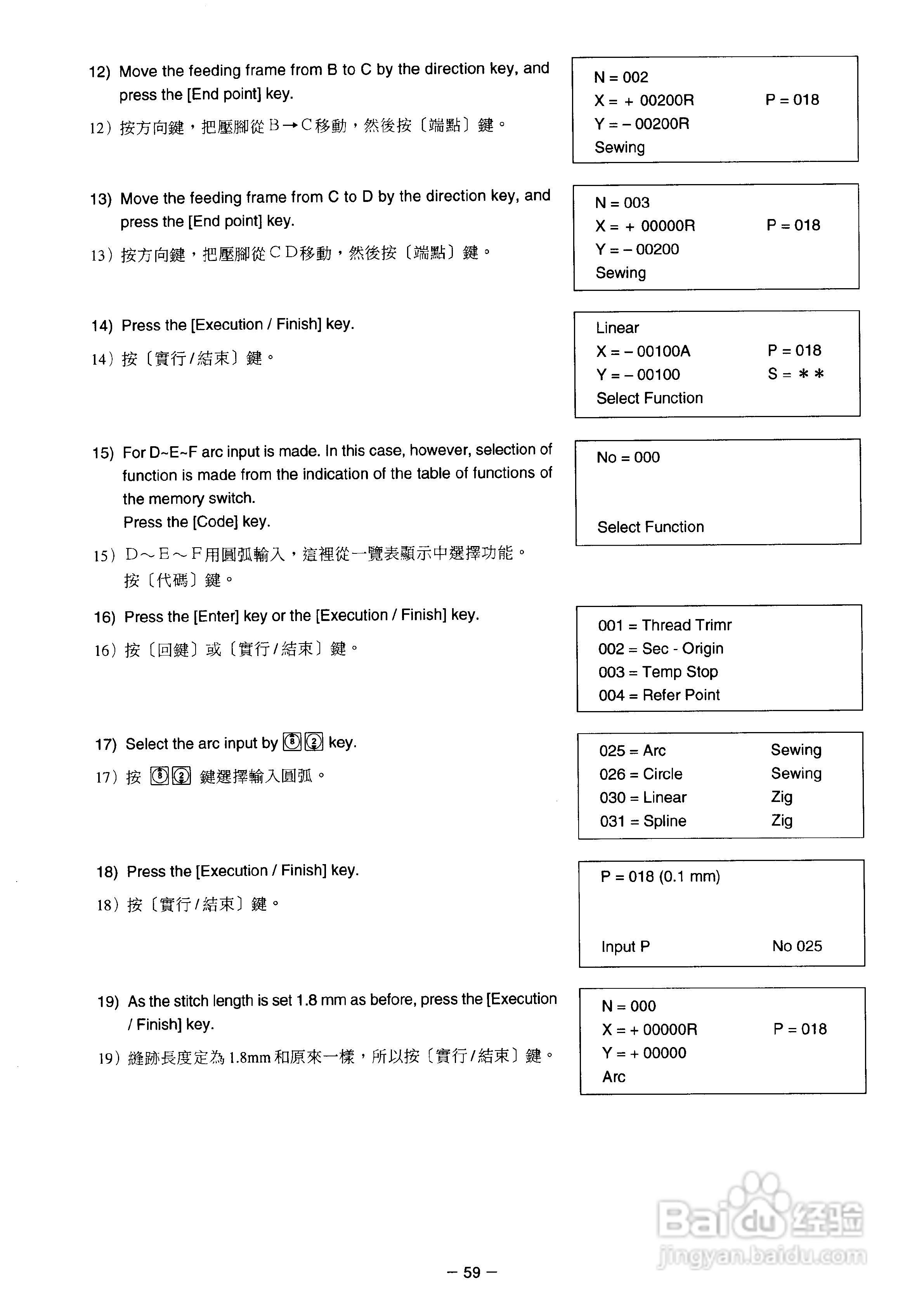 JUKI AMS-2150D花样机使用说明书:[8]
