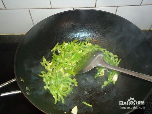 青椒炒豆芽