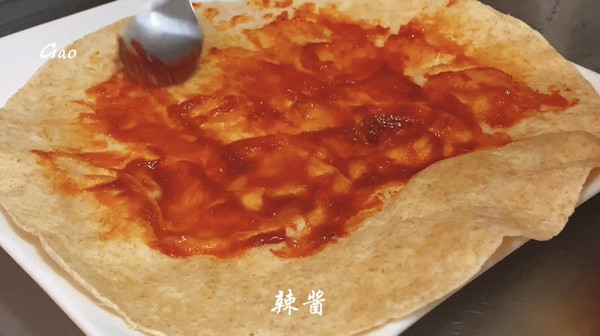 韩式辣酱鸡肉卷