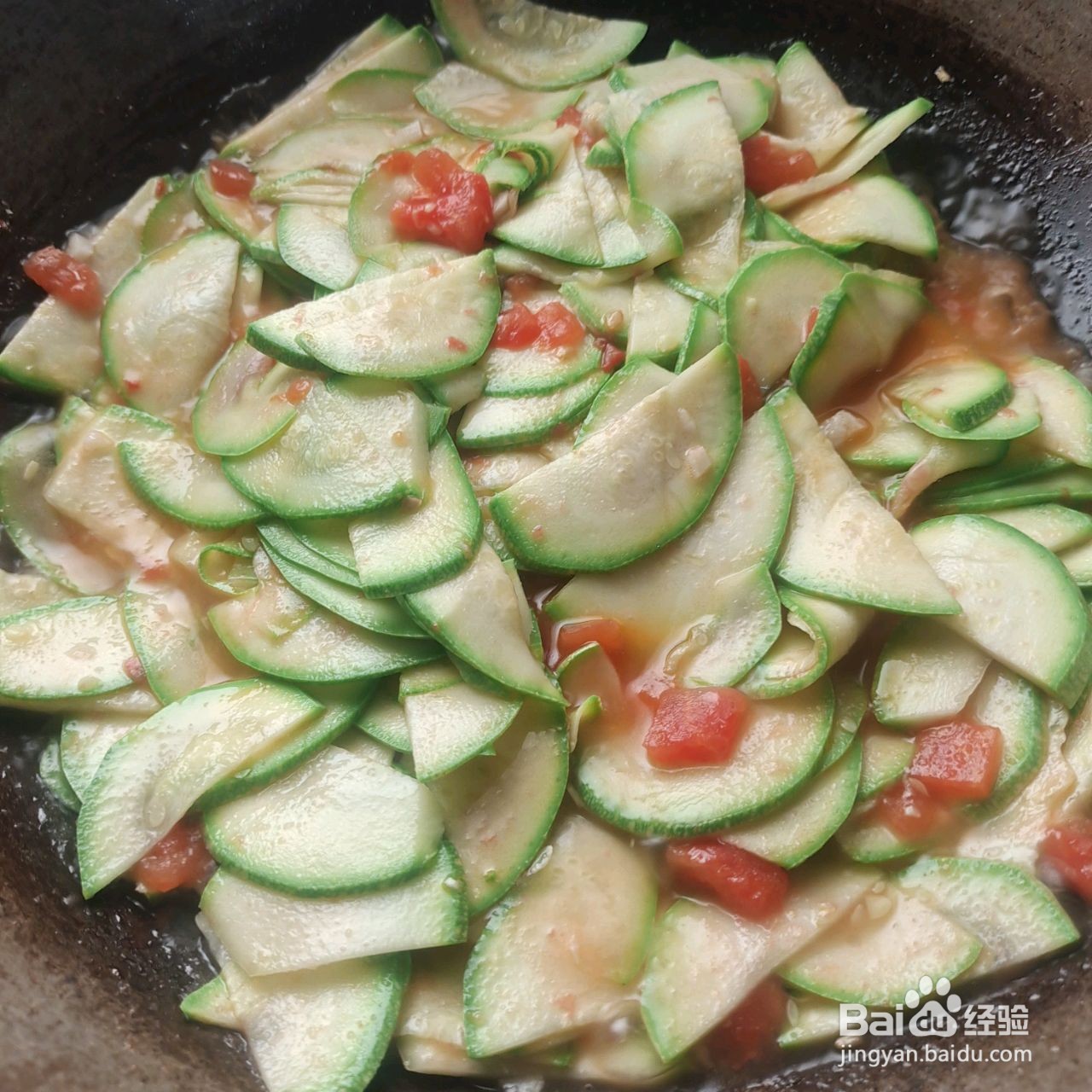 西红柿炒三月瓜的做法