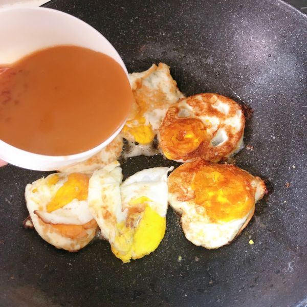 糖醋秋葵荷包蛋