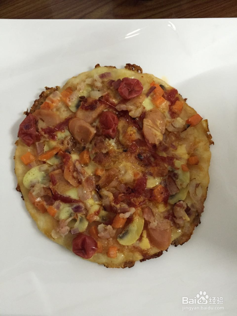 培根蘑菇披萨的做法