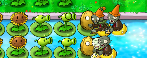 植物大战僵尸如何过泳池