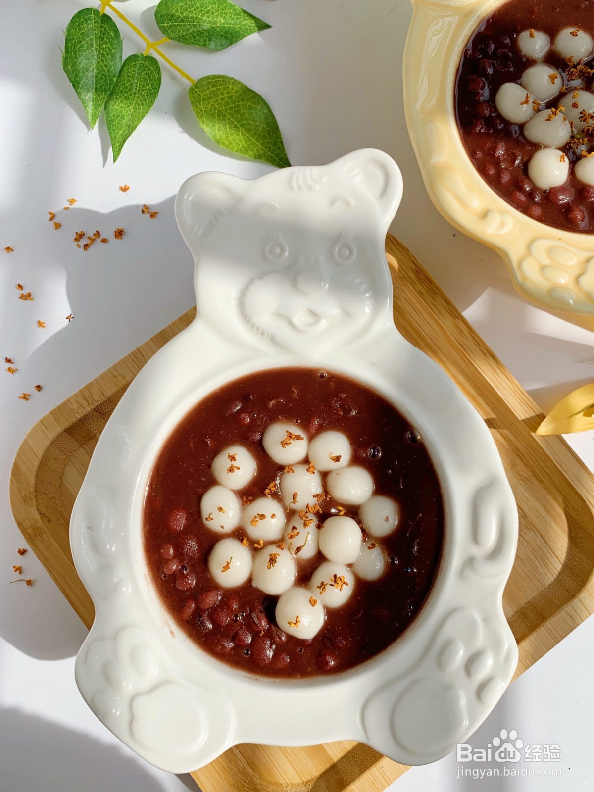 红糖红豆桂花丸子汤怎么做