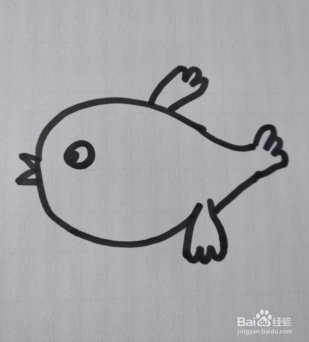 动物简笔画之超简单小鸟简笔画