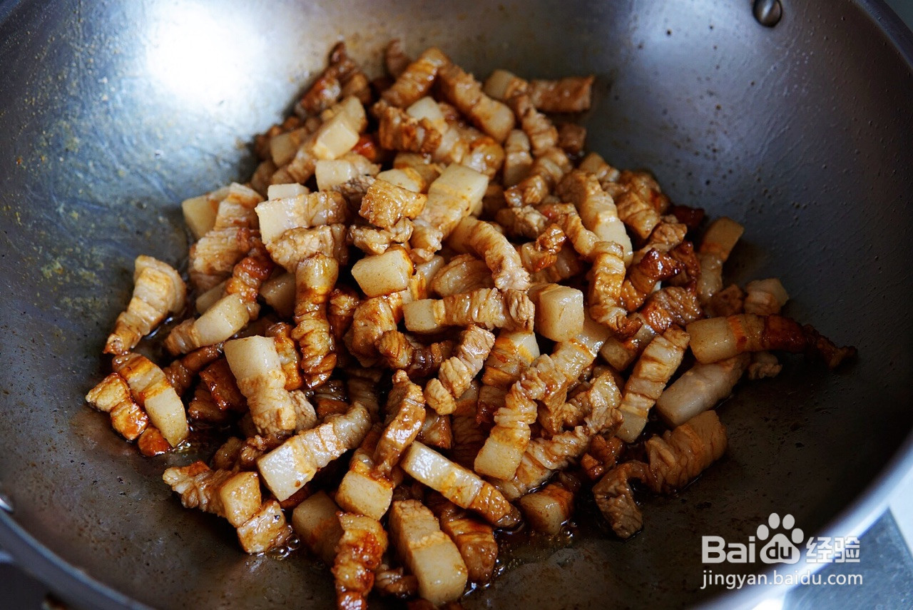 香菇卤肉饭的做法