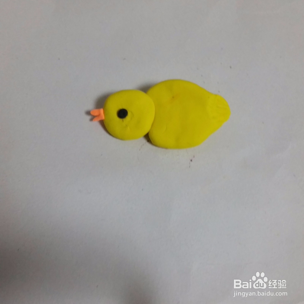 可爱的小鸡彩泥制作