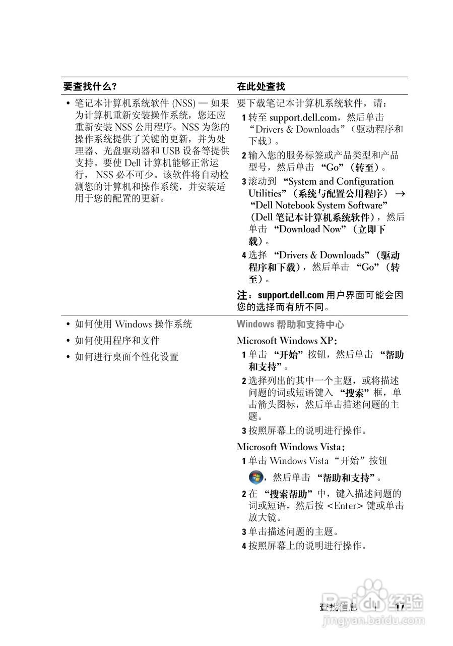 戴尔Vostro 1000笔记本电脑使用说明书:[2]