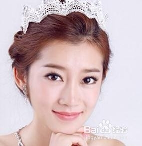 皇冠发型步骤图