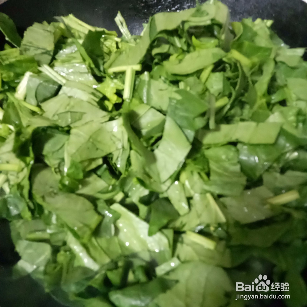 高汤波菜的做法