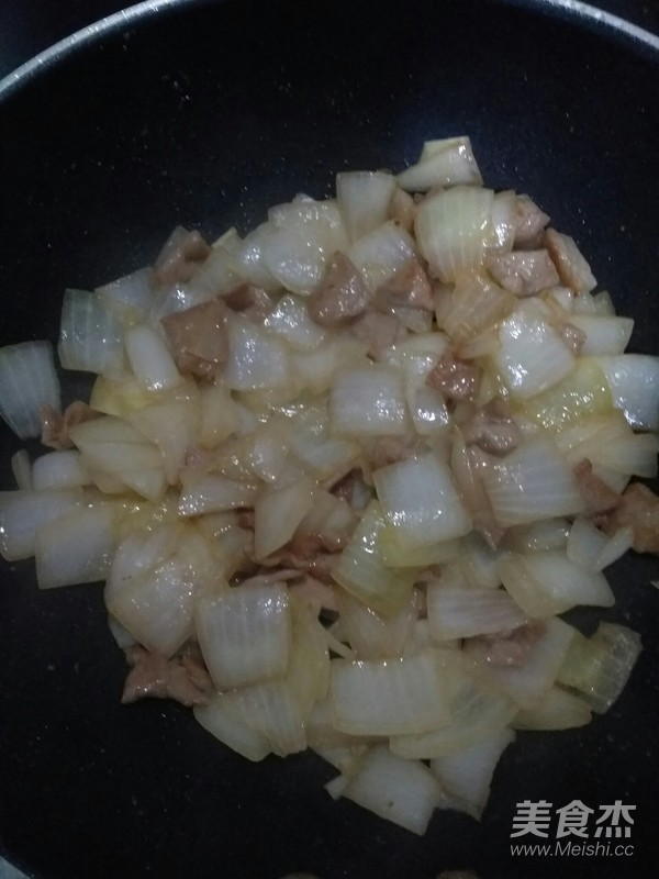 里脊肉炒洋葱