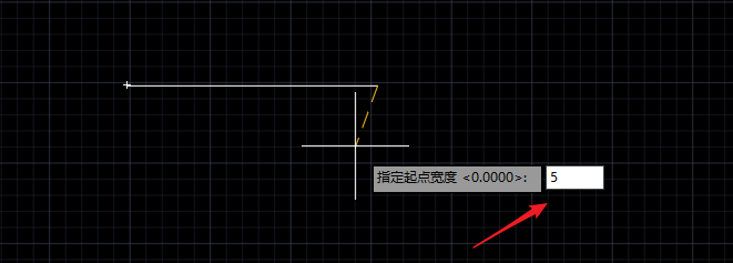 CAD中怎样用多段线绘制一个箭头