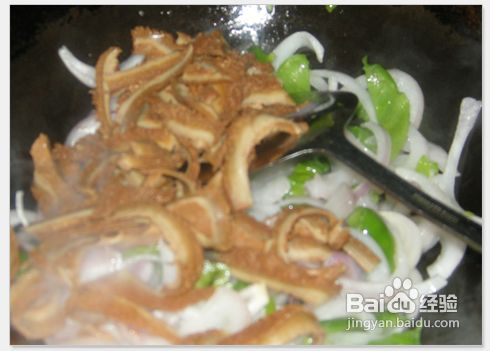 一碗美味的盖浇饭--洋葱牛肚丝