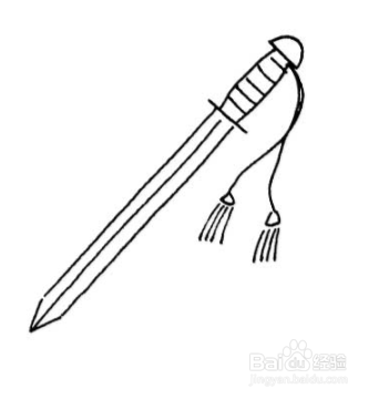简笔画之长剑