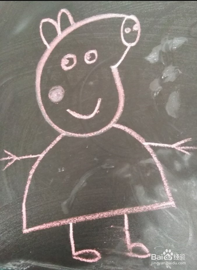 画小猪佩奇的简笔画