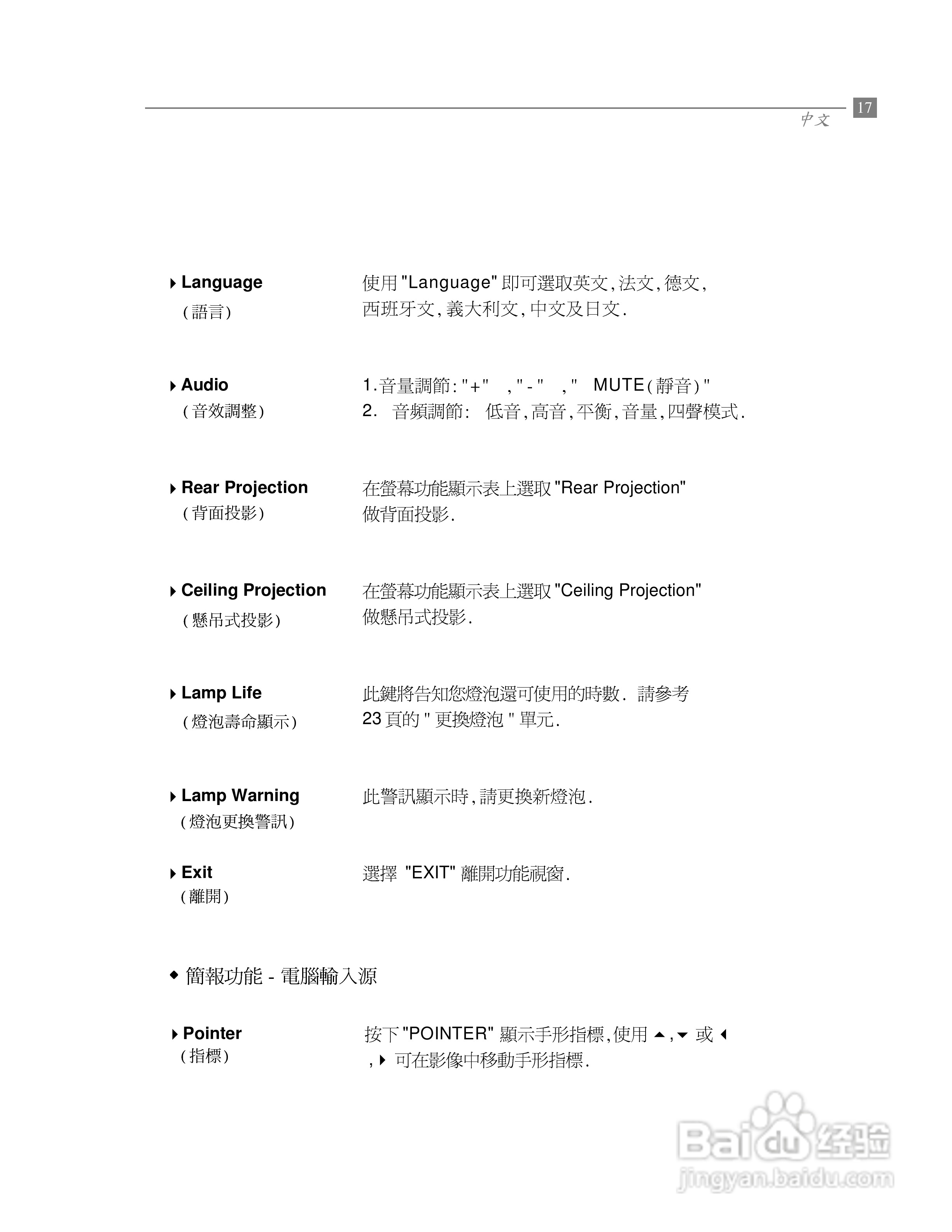 Optoma奥图码 EP680投影机说明书:[2]
