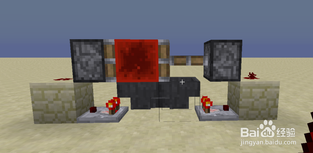 我的世界简易的红石脉冲怎么做