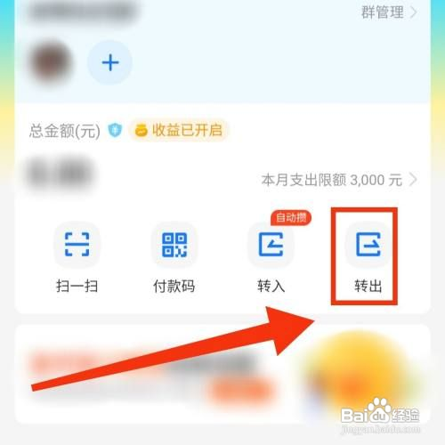 支付宝怎么转出小荷包里的钱