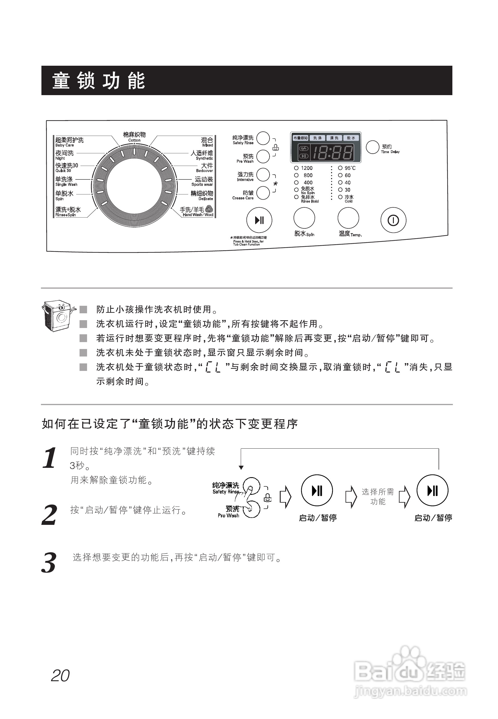LG WD-N12230D洗衣机使用说明书:[2]