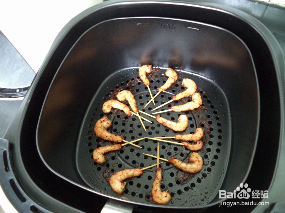 串烤红酒鲜虾怎么做