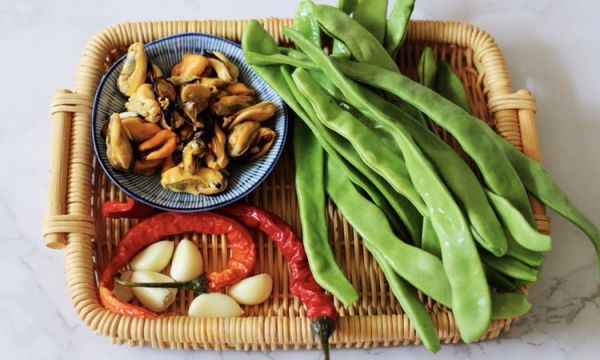 海虹爆炒芸豆丝