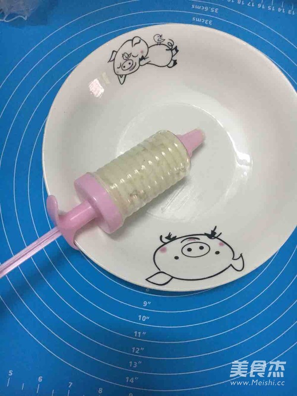 蓝莓山药泥的做法