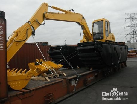 两种进口国外二手挖掘机的中检方案