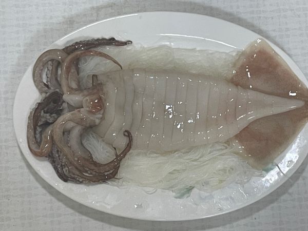 蒜蓉粉丝蒸鱿鱼