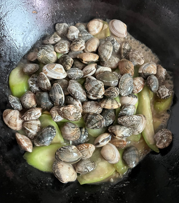 万能丝瓜蛤蜊花甲吃法