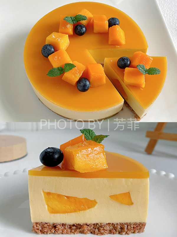 芒果慕斯蛋糕免烤箱入口即化