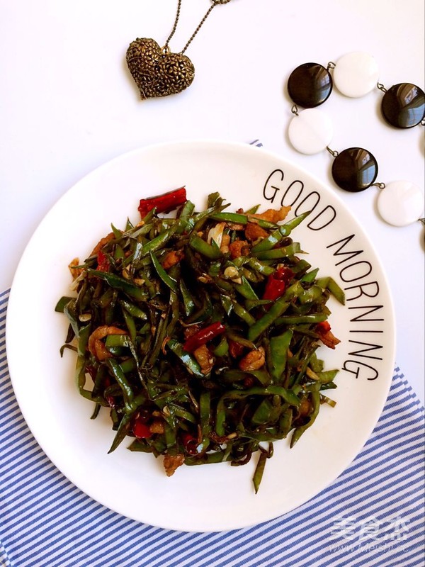 辣炒扁芸豆的做法