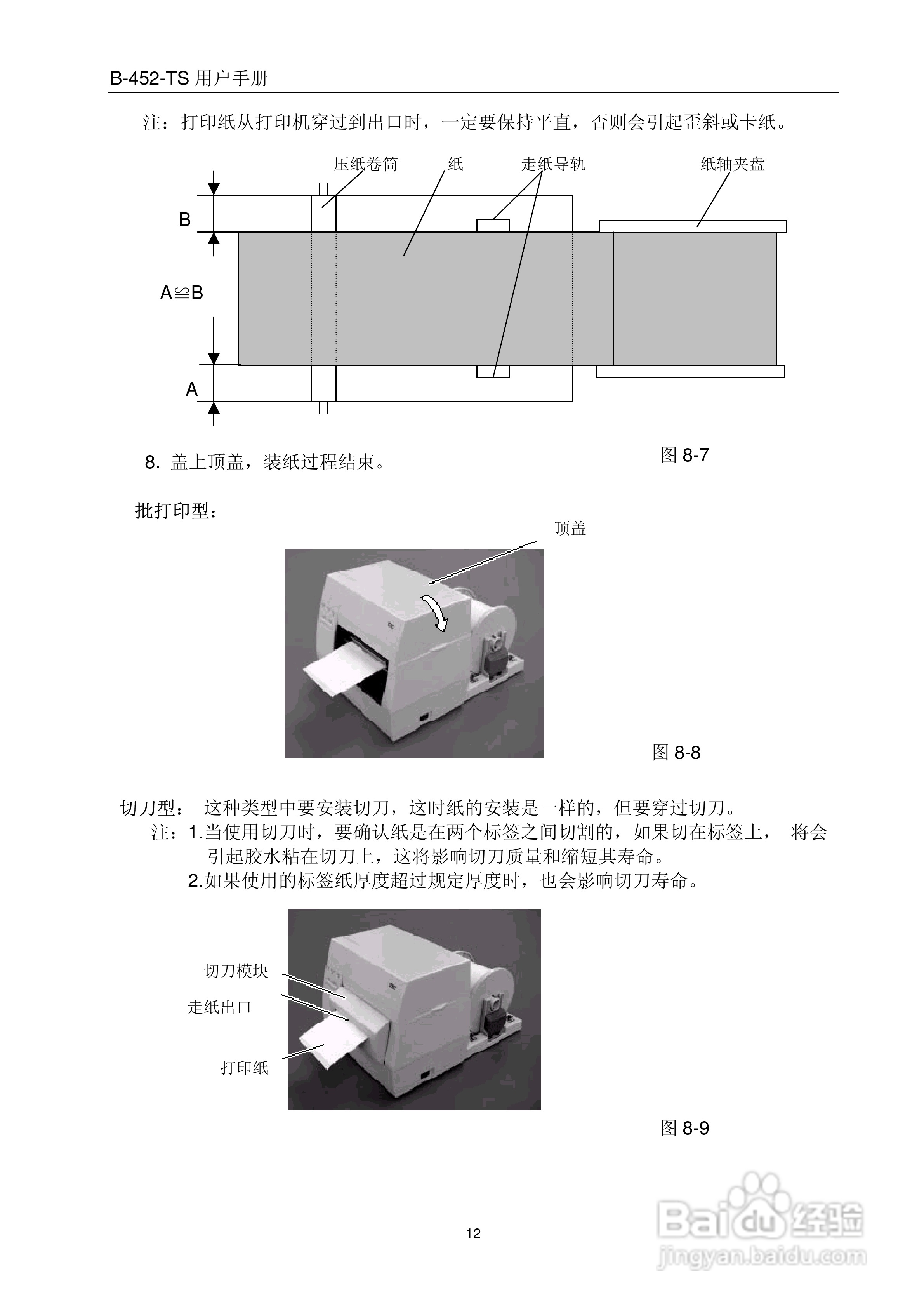 TEC B-452-TS热转印打印机用户手册:[2]