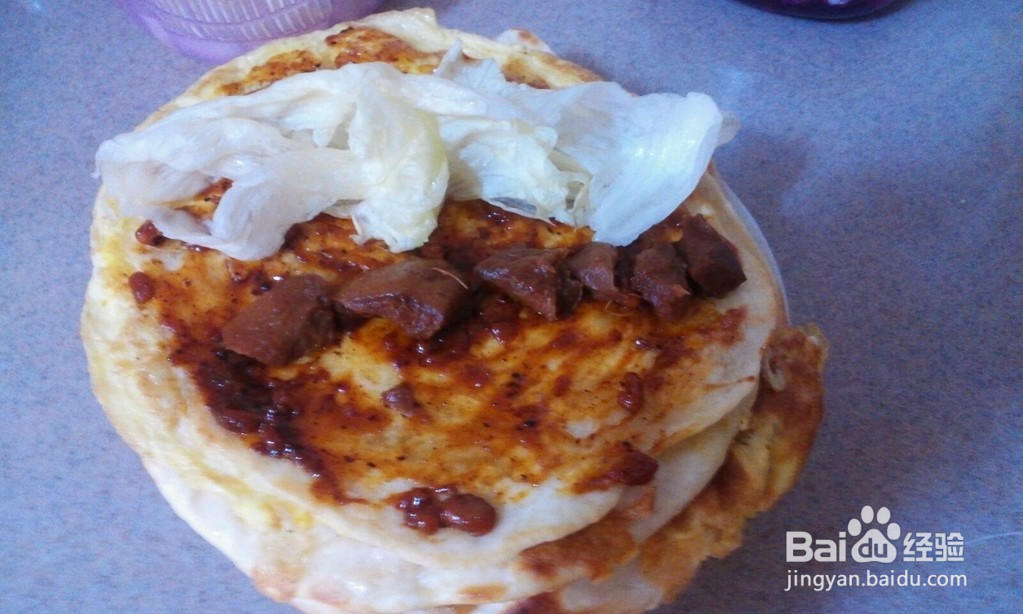 鸡蛋灌饼的做法