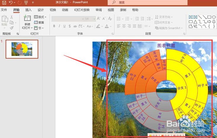 ppt怎么加粗图表文字