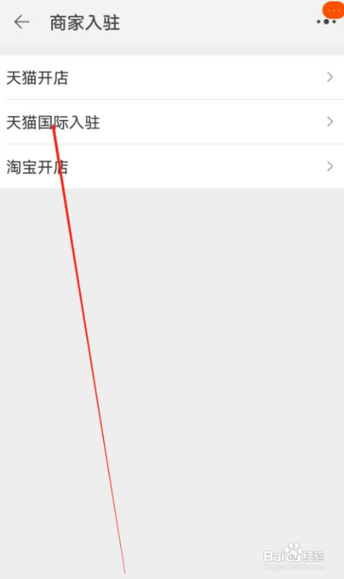 手机淘宝天猫国际入驻的入口在哪里