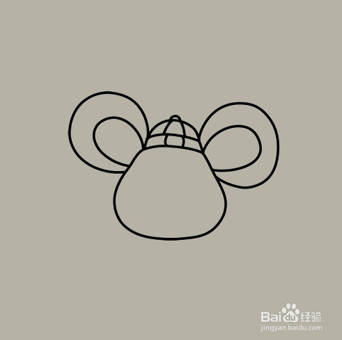 如何手工画老鼠的简笔画？