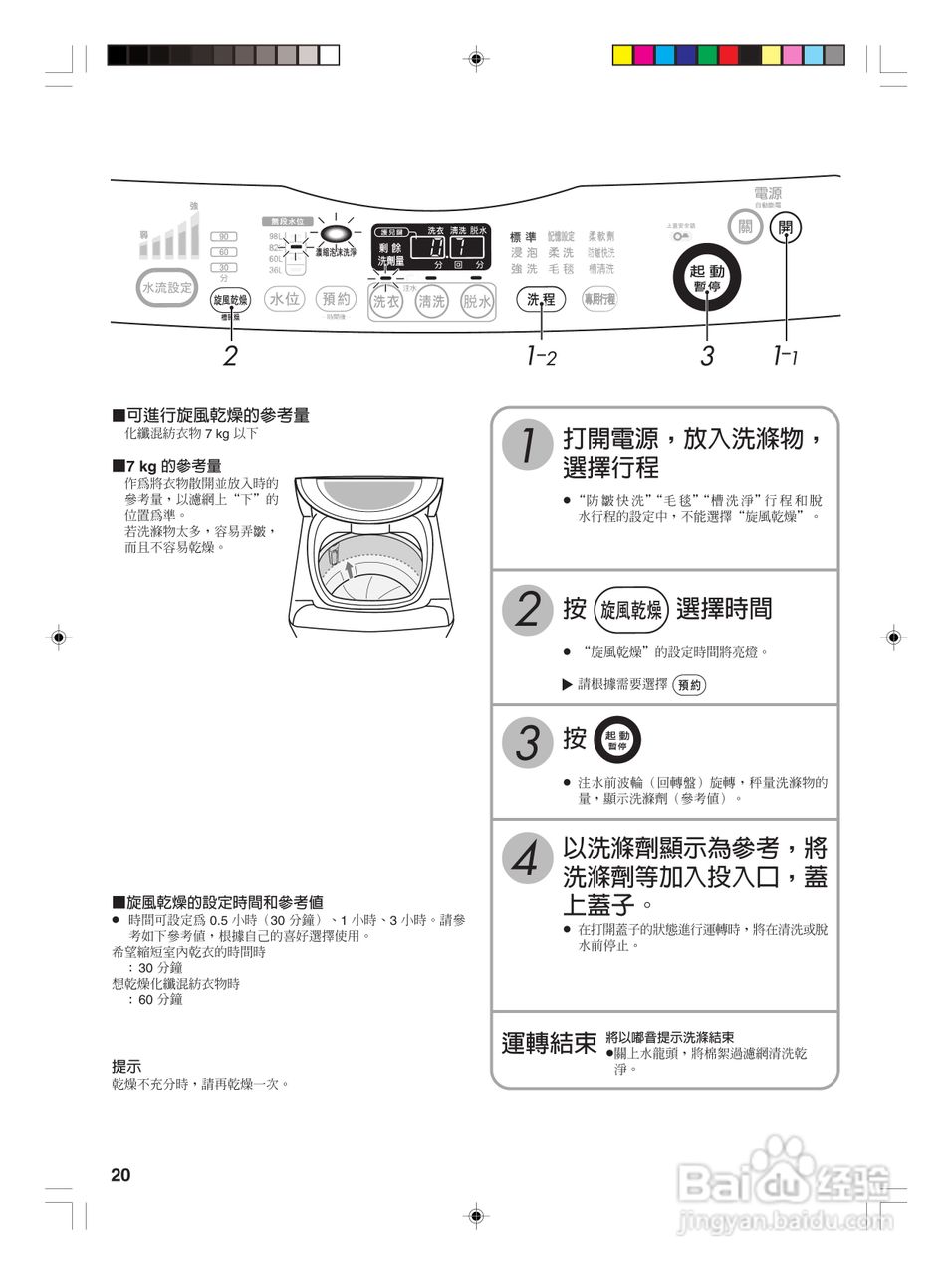 东芝AW-SD13AG全自动洗衣机使用手冊:[2]